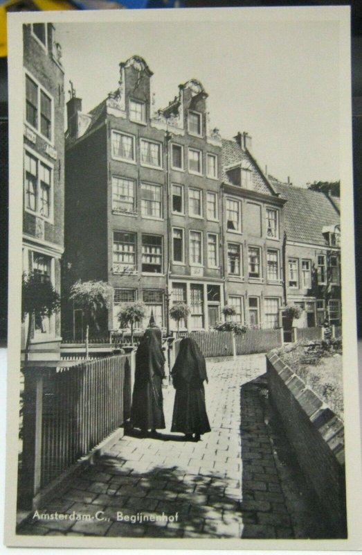 Netherlands Amsterdam C Begijnenhof RPPC - unposted