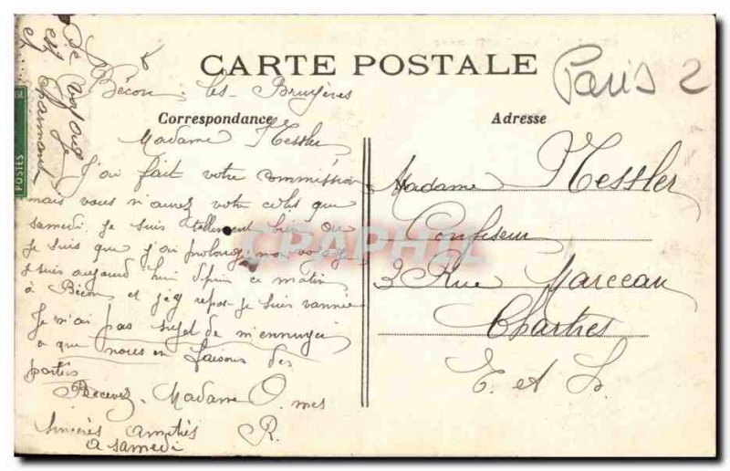 Old Postcard Paris Bourse