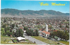 Bird's Eye View of Butte Montana