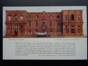 Titania's Palace NORTHERN FACADE c1920's Postcard by Raphael Tuck 4521 Series I
