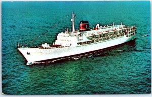 Postcard - S.S. New Bahama Star, Eastern Steamship Lines, Inc. - Miami, Florida