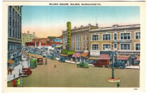 Downtown, Malden Square, Massachusetts