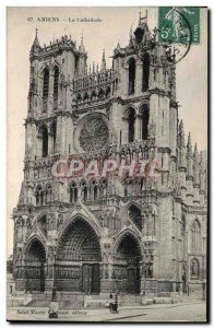 Old Postcard Amiens Cathedrale