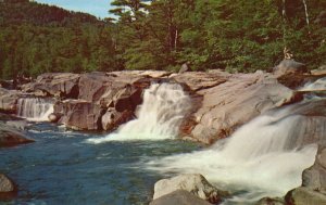 Postcard Lower Falls Kancamagus Scenic Highway White Mountains New Hampshire NH