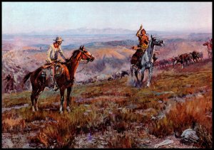 Toll Collectors,Charles Marion Russell Western Painting