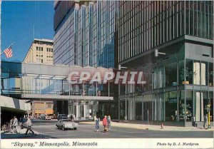 Modern Postcard Skyway Minneapolis Minnesota