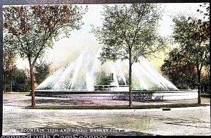 Kansas City, MO - Fountain - 15th And Paseo - Early 1900s