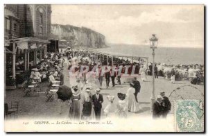 Dieppe - The Casino - The Terraces Old Postcard