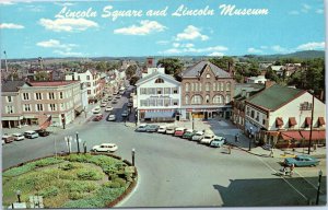 postcard Gettysburg, Pennsylvania - Lincoln Square and Lincoln Museum