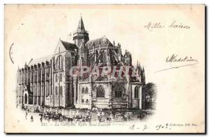 Eu - The Collegiate - Church Saint Laurent - Old Postcard