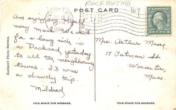 Rockport & Pigeon Cove Massachusetts Postcard