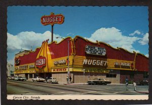 NV Nugget Casino Gambling Carson City Nevada Postcard