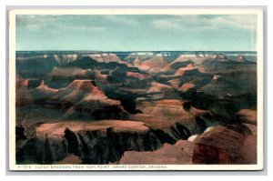 Cloud Shadows From Hopi Point Grand Canyon AZ Fred Harvey UNP DB Postcard W11