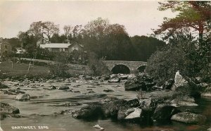 VINTAGE REAL PHOTO POSTCARD DARTMEET DARTMOOR DEVON  ENGLAND UK