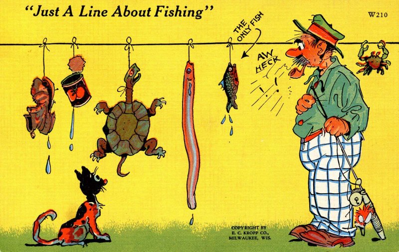 Humor - Just a line about fishing-