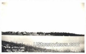 Real Photo - Hill Lake - Hill City, Minnesota MN Postcard