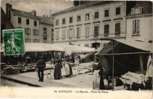 CPA AK Alencon (Orne) - Le Marche Place du Palais (250097)