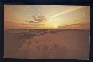 Provincetown, Massachusetts/MA Postcard,Sunset At The Dunes, Cape Cod