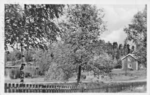 HALLEFORSNAS SWEDEN~MATTEUS SKOLLOVSKOLONI-O GRANHED~PHOTO POSTCARD