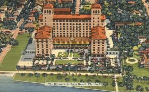 Biltmore Hotel in Palm Beach FL, Florida - pm 1947 - Linen