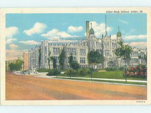 Pre-Chrome HIGH SCHOOL SCENE Joliet Illinois IL AG6748