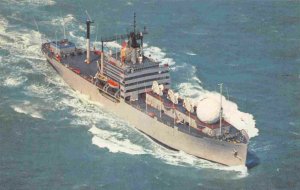 USNS Rang Sentinel T-AGAM 22 Missile Instrumentation US Navy Ship postcard