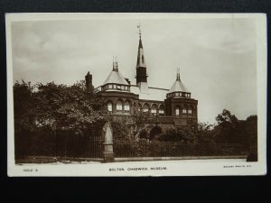 Manchester Bolton CHADWICK MUSEUM c1912 RP Postcard by Rotary