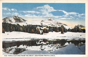 Three Sisters Southern Pacific Lines - Cascade Range, Oregon OR  