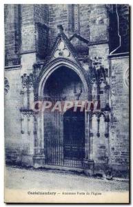 Castelnaudary - Gate of & # 39Eglise - Old Postcard