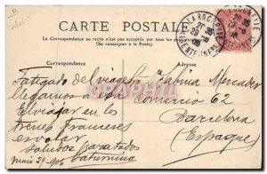 Old Postcard Steam Bagnard Rochelle Quai Valin line 123rd du Depart for maneu...