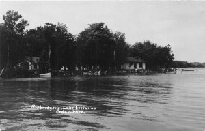 H44/ Cedar Michigan RPPC Postcard c1950s Lake Leelanau Risbridger's 91