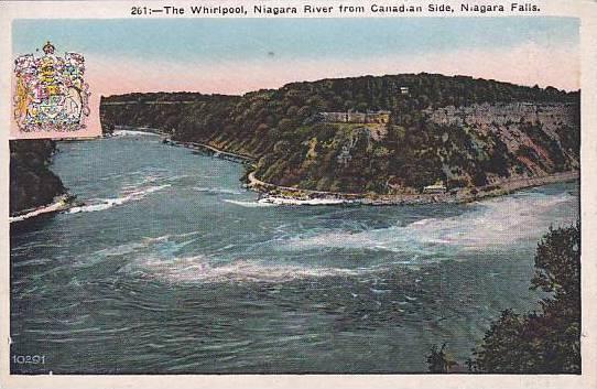 New York Niagara Falls The Whiripool Niagara River From Canadian Side