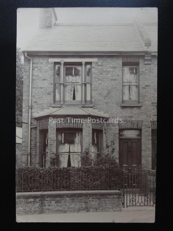 Kent RAMSGATE House CRACKSTAKE on Ellington Place c1904 RP Postcard