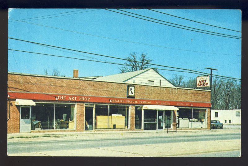 Greensboro, North Carolina/NC Postcard, The Art Shop, Picture Framing