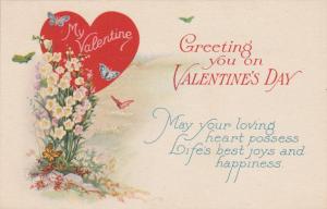 Greeting You on Valentine's Day - Butterflies - DB