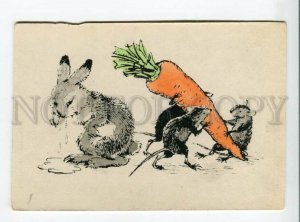 3167602 ZOO Hare RABBIT Mouse Mice carrots by LAPTEV Vintage PC