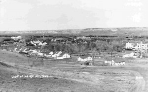 Panorama Havre Montana Nixon Real Photo RPPC postcard