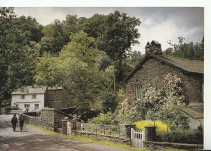 Cumbria Postcard - Elterwater Village. Posted 1997 - Ref 18997A