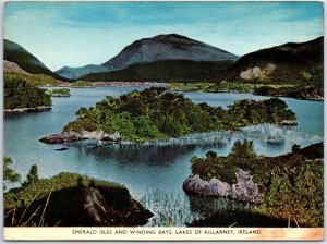 VINTAGE CONTINENTAL SIZE POSTCARD DEAR DOCTOR -  LAKES OF KILLARNEY IRELAND 1961