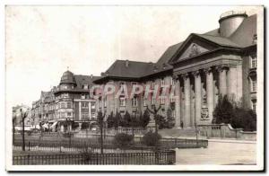 Old Postcard Sarreguemines seen leaving the station