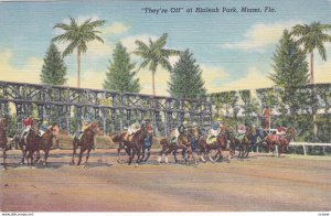 MIAMI , Florida , 1930-40s ; Hialeah Park Horse Race