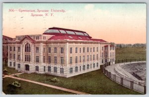 1912 SYRACUSE UNIVERSITY GYMNASIUM BUILDING NEW YORK ANTIQUE POSTCARD