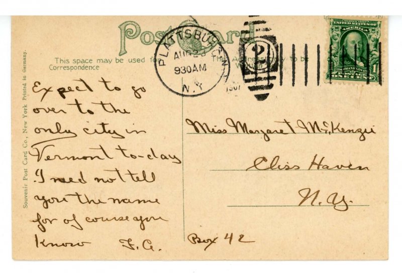 NY - Plattsburgh. The Barracks