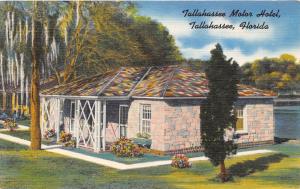 TALLAHASSEE FL TALLAHASSEE MOTOR HOTEL POSTCARD c1940s