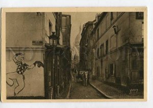 3138658 France Paris MONTMARTRE Street Rue Saint-Rustique OLD