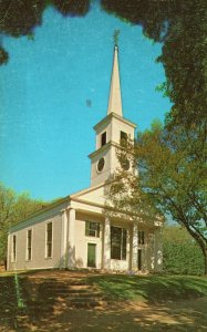 Vintage Postcard Meeting House View Old Sturbridge Village Massachusetts MA