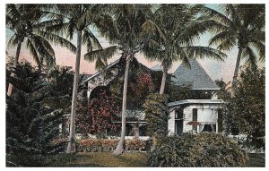 Palm Beach Florida Beach Club Palm Trees West Palm Beach Cancel 1912