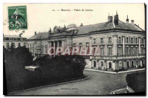 Postcard Auxerre Old Courthouse