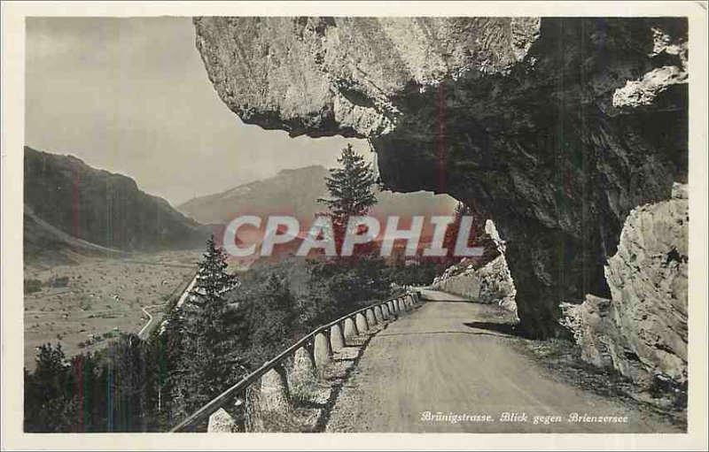 Postcard Modern Brunigstrusse Blick gegen Brienzersee