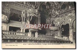 Old Postcard Monte Carlo Lodge Concert Hall